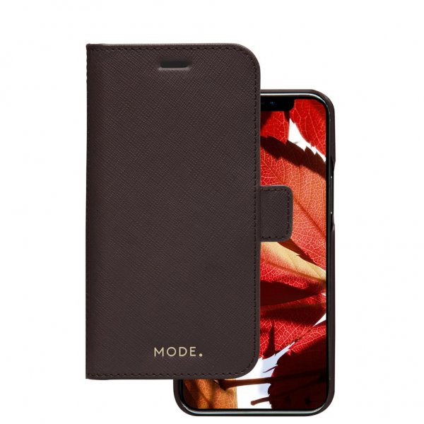 dbramante1928 iPhone 12/iPhone 12 Pro Etui New York Aftageligt Cover Dark Chocolate