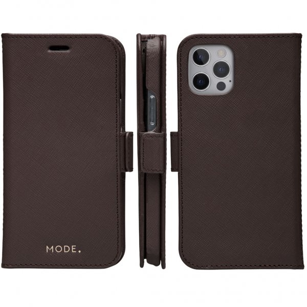 dbramante1928 iPhone 12/iPhone 12 Pro Etui New York Aftageligt Cover Dark Chocolate
