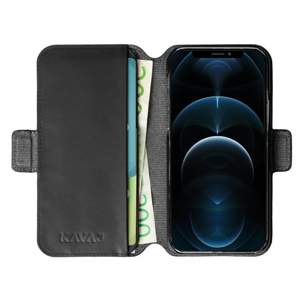KAVAJ iPhone 12/iPhone 12 Pro Etui Phoenix Sort