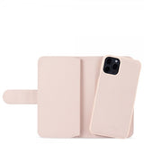 holdit iPhone 12/iPhone 12 Pro Pung Etui Wallet Case Extended Magnet Aftageligt Cover Blush Pink