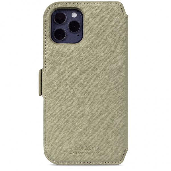 holdit iPhone 12/iPhone 12 Pro Pung Etui Magnet Khaki Green
