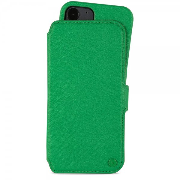 holdit iPhone 12/iPhone 12 Pro Etui Wallet Case Magnet Stockholm Grass Green