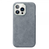 iPhone 12/iPhone 12 Pro Cover Alcantara MagSafe Grå