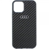 Audi iPhone 12/iPhone 12 Pro Cover Carbon Fiber Sort