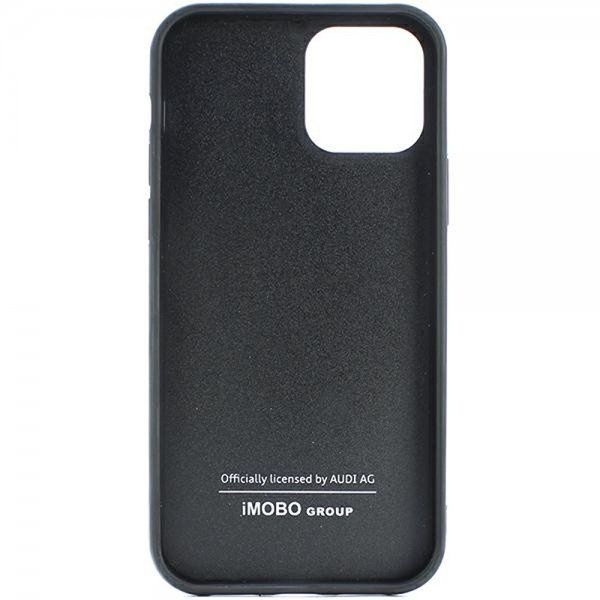 Audi iPhone 12/iPhone 12 Pro Cover Carbon Fiber Sort