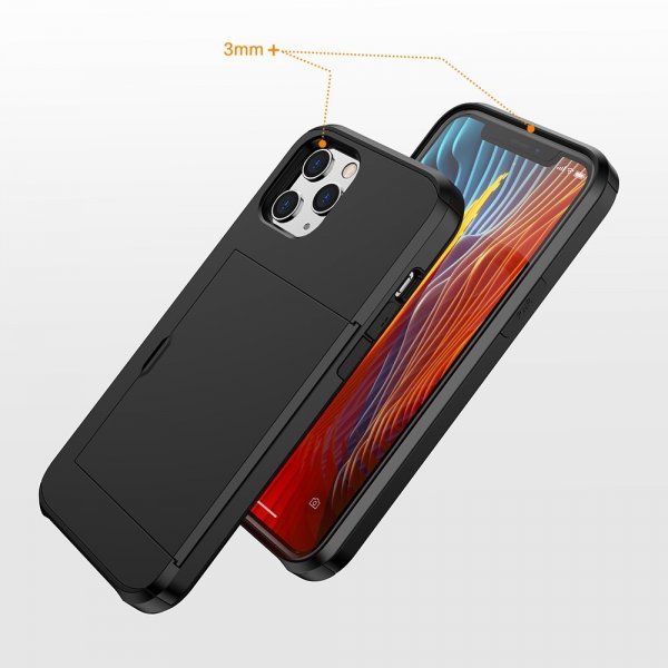 iPhone 12/iPhone 12 Pro Cover Card Slide Blå