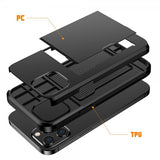 iPhone 12/iPhone 12 Pro Cover Card Slide Blå