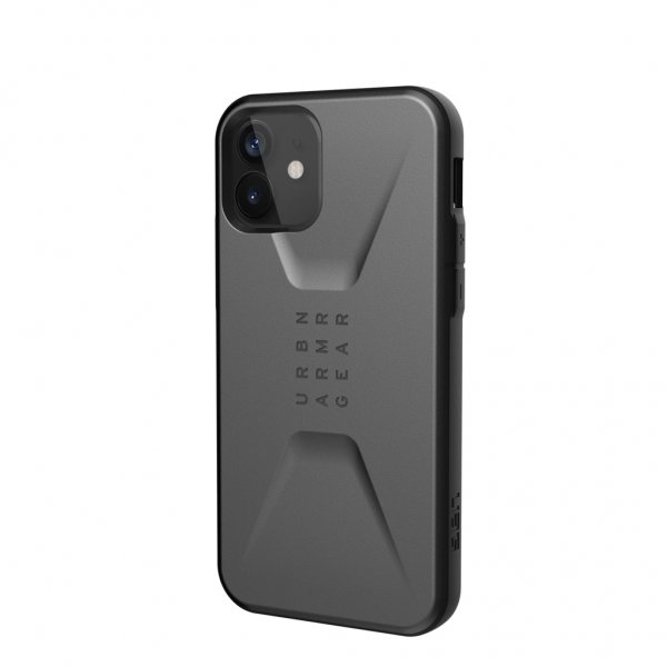 Urban Armor Gear (UAG) iPhone 12/iPhone 12 Pro Cover Civilian Silver