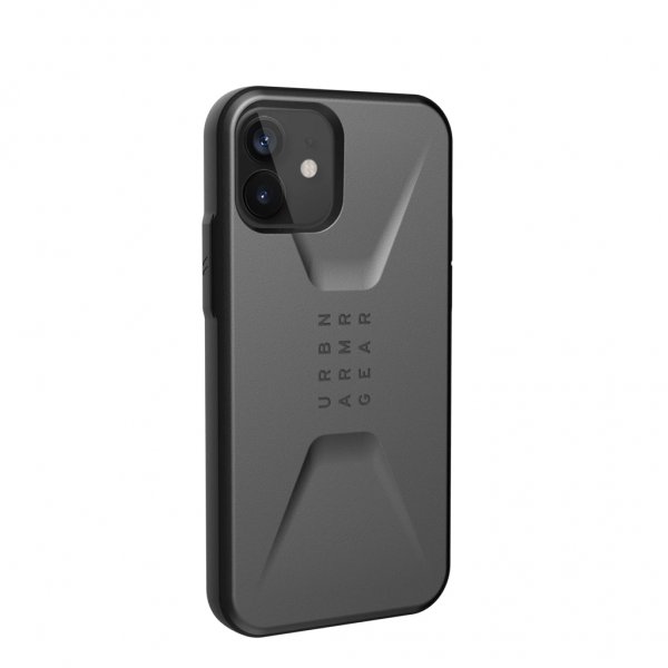 Urban Armor Gear (UAG) iPhone 12/iPhone 12 Pro Cover Civilian Silver