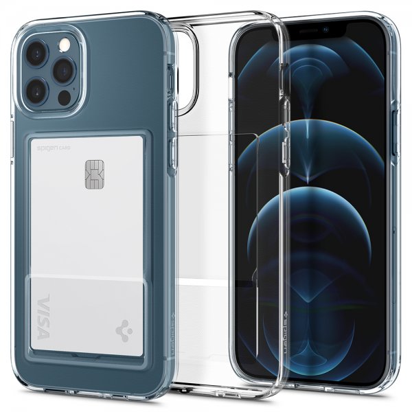 Spigen iPhone 12/iPhone 12 Pro Cover Crystal Slot Crystal Clear