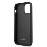 BMW iPhone 12/iPhone 12 Pro Cover Debossed Stripes Sort