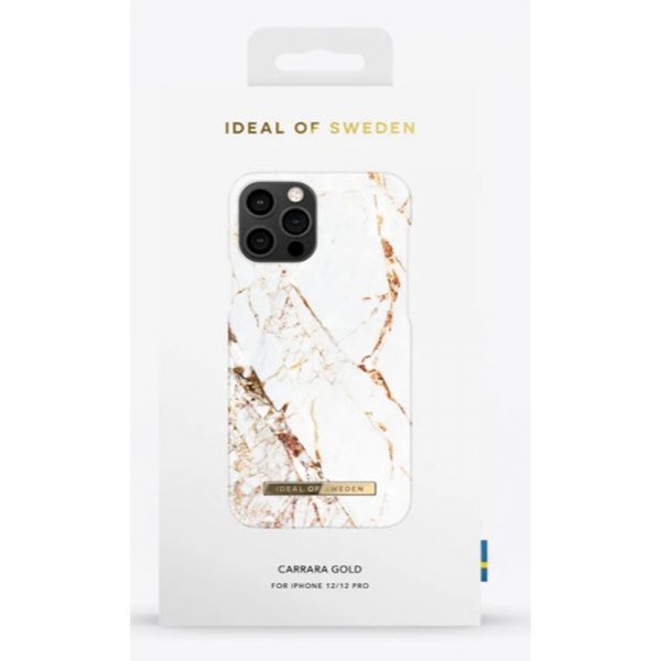 Ideal of Sweden iPhone 12/iPhone 12 Pro Cover Fashion Case Carrara Gold
