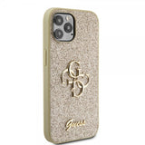 Guess iPhone 12/iPhone 12 Pro Cover Fixed Glitter Guld