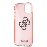 Guess iPhone 12/iPhone 12 Pro Cover Fuld Glitter Rosa