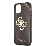 Guess iPhone 12/iPhone 12 Pro Cover Fuld Glitter Sort