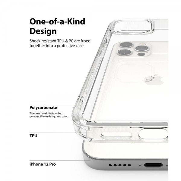 Ringke iPhone 12/iPhone 12 Pro Cover Fusion Clear