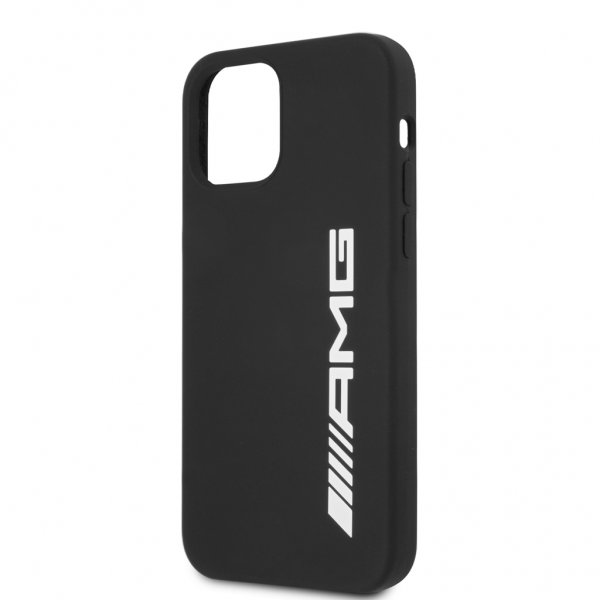 AMG iPhone 12/iPhone 12 Pro Cover Liquid Silicone Sort