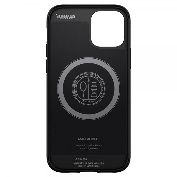 Spigen iPhone 12/iPhone 12 Pro Cover Mag Armor Mat Sort
