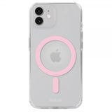 holdit iPhone 12/iPhone 12 Pro Cover MagSafe Cover Rosa Transparent