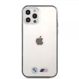 BMW iPhone 12/iPhone 12 Pro Cover Metallic Sort Gennemsigtig