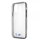 BMW iPhone 12/iPhone 12 Pro Cover Metallic Sort Gennemsigtig