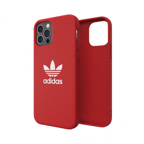 Adidas iPhone 12/iPhone 12 Pro Cover Moulded Case Canvas Scarlet