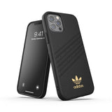 Adidas iPhone 12/iPhone 12 Pro Cover Støbt Etui PU Premium Sort