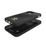 Adidas iPhone 12/iPhone 12 Pro Cover Støbt Etui PU Premium Sort