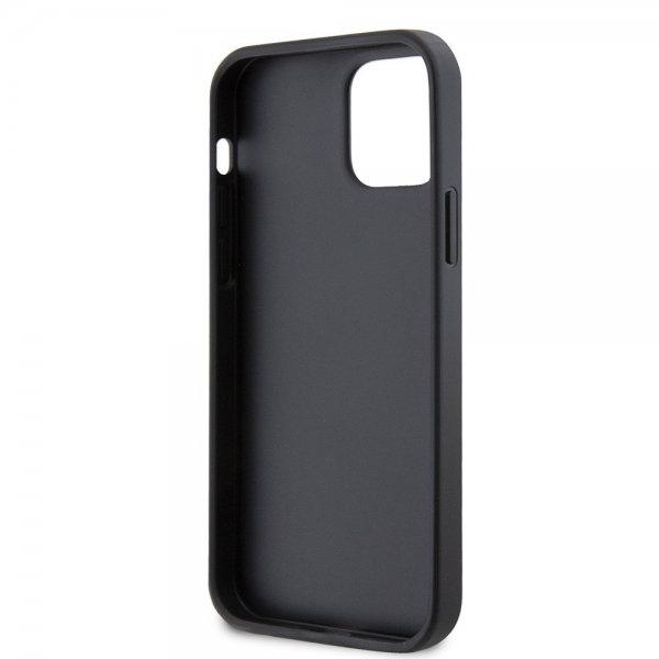 Guess iPhone 12/iPhone 12 Pro Cover Perforated Glitter Sort