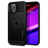 Spigen iPhone 12/iPhone 12 Pro Cover Rugged Armor Mat Sort