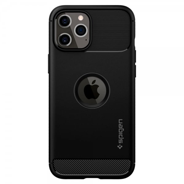 Spigen iPhone 12/iPhone 12 Pro Cover Rugged Armor Mat Sort