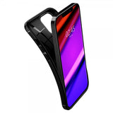 Spigen iPhone 12/iPhone 12 Pro Cover Rugged Armor Mat Sort