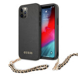 Guess iPhone 12/iPhone 12 Pro Cover Saffiano Chain Sort