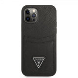 Guess iPhone 12/iPhone 12 Pro Cover Saffiano Double Cardslot Sort