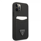 Guess iPhone 12/iPhone 12 Pro Cover Saffiano Double Cardslot Sort