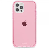 holdit iPhone 12/iPhone 12 Pro Cover Seethru Bright Pink