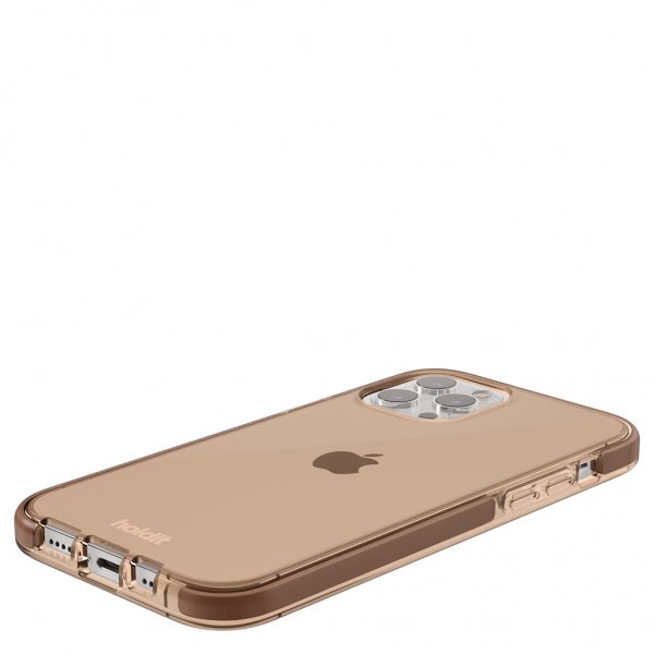 Holdit iPhone 12/iPhone 12 Pro Cover Seethru Dark Brown