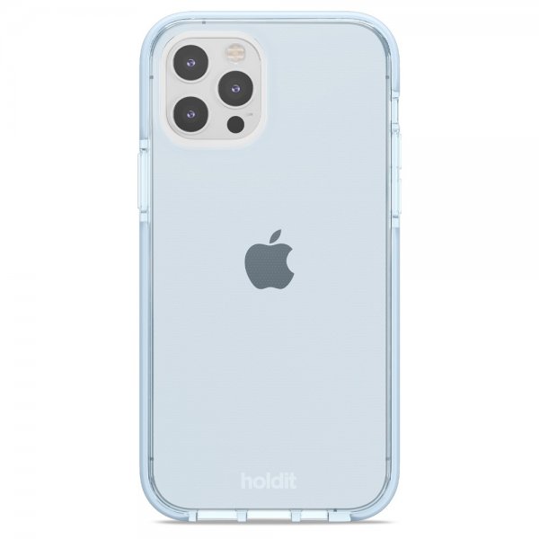holdit iPhone 12/iPhone 12 Pro Cover Seethru Mineral Blue