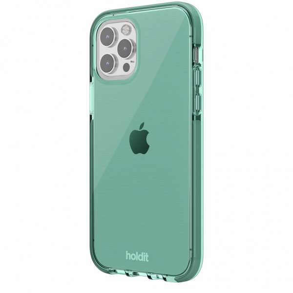 holdit iPhone 12/iPhone 12 Pro Cover Seethru Moss Green