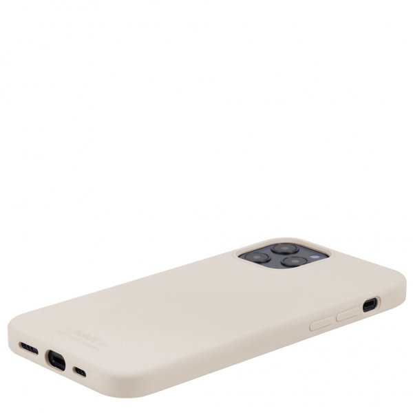 holdit iPhone 12/iPhone 12 Pro Cover Silikone Light Beige