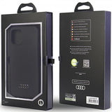 Audi iPhone 12/iPhone 12 Pro Cover Silikone Sort