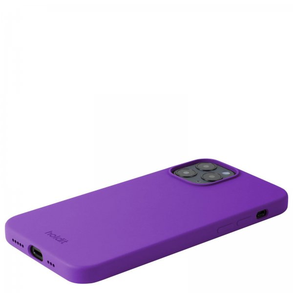 holdit iPhone 12/iPhone 12 Pro Cover Silikone Bright Purple