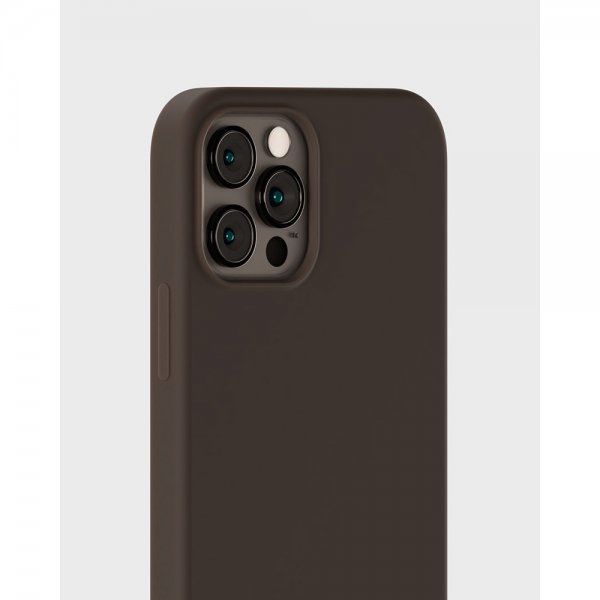 holdit iPhone 12/iPhone 12 Pro Cover Silikone Chocolate