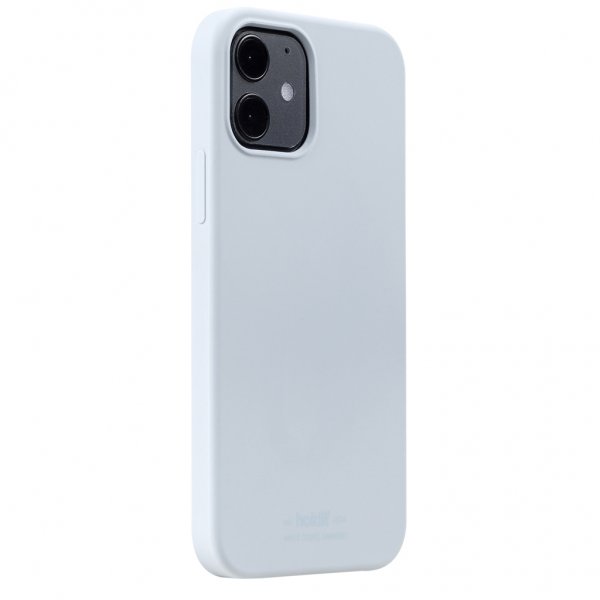 holdit iPhone 12/iPhone 12 Pro Cover Silikone Mineral Blue