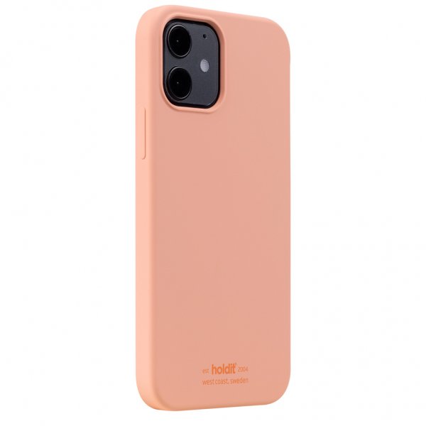 holdit iPhone 12/iPhone 12 Pro Cover Silikone Pink Peach