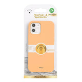 Onsala iPhone 12/iPhone 12 Pro Cover Silikonefornemmelse Abrikos