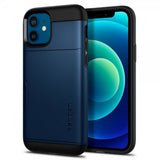 Spigen iPhone 12/iPhone 12 Pro Cover Slim Armor CS Navy Blue
