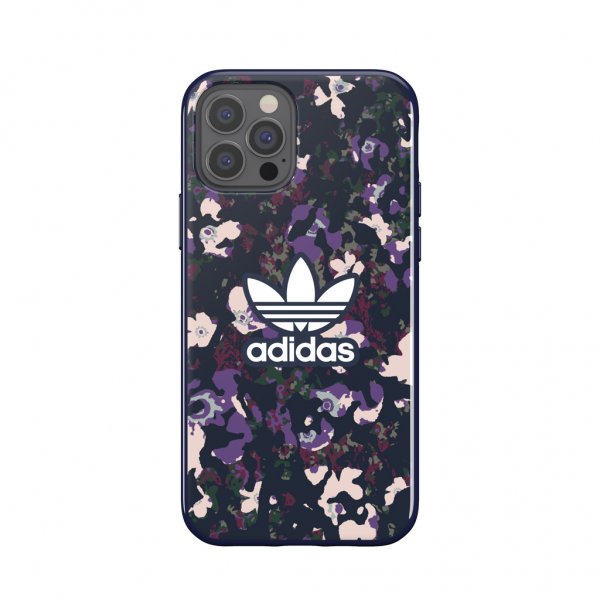 Adidas iPhone 12/iPhone 12 Pro Cover Snap Case Graphic AOP Collegiate Navy/Active Purple