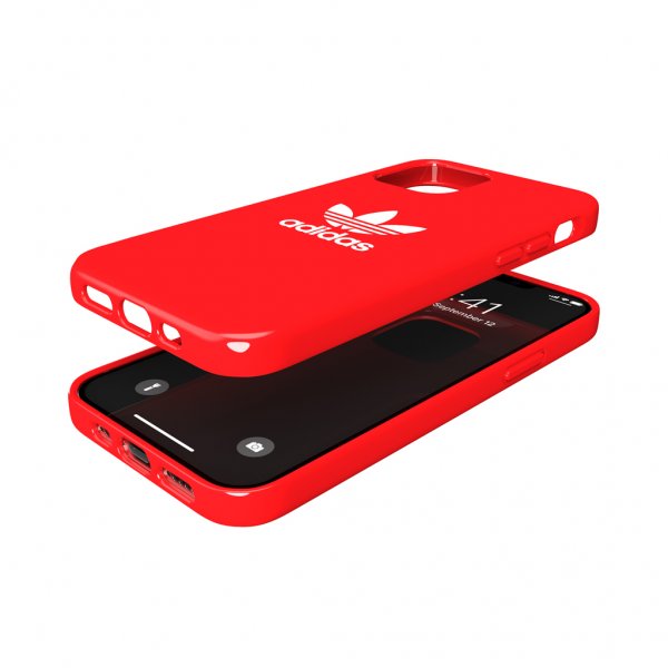 Adidas iPhone 12/iPhone 12 Pro Cover Snap Case Trefoil Scarlet