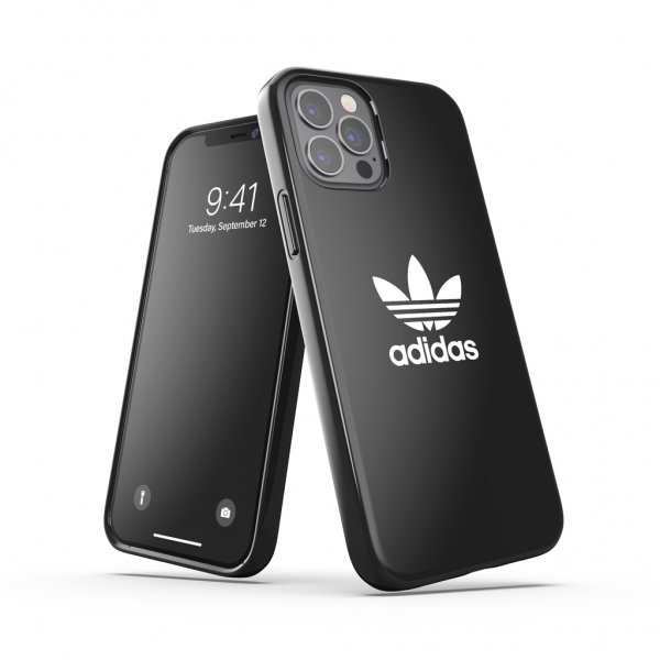Adidas iPhone 12/iPhone 12 Pro Cover Snap Case Trefoil Sort